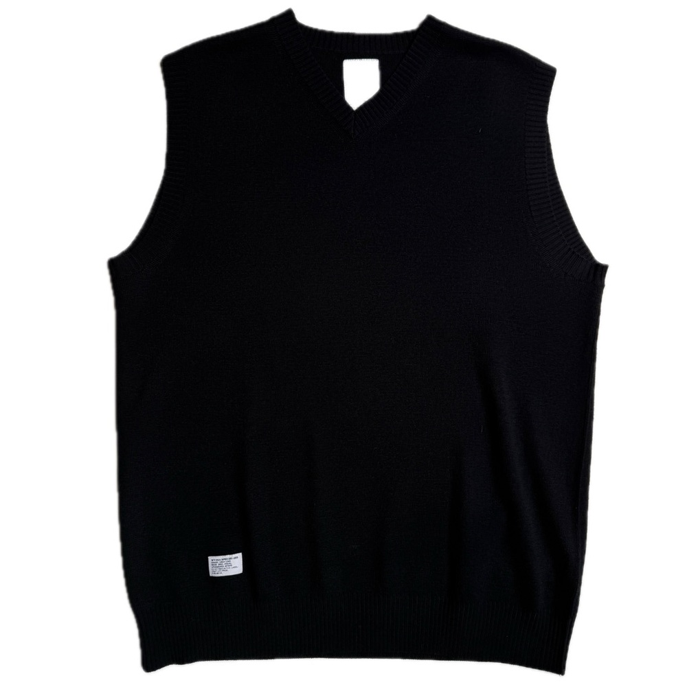 *2003 WTAPS Wool Geek Vest - Black - Large (JP)